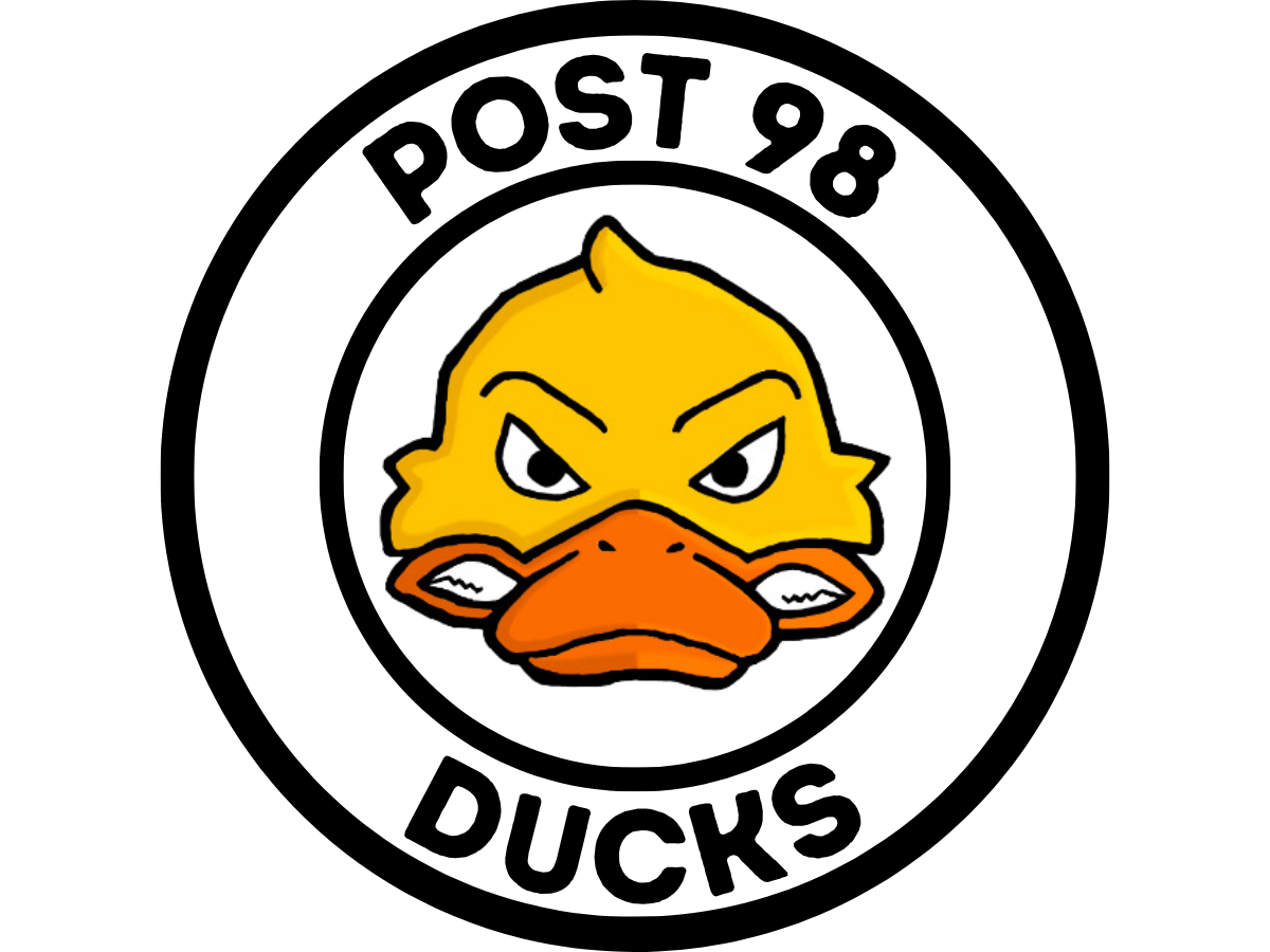 Post 98 T-Shirt (White) - Post 98 Baseball